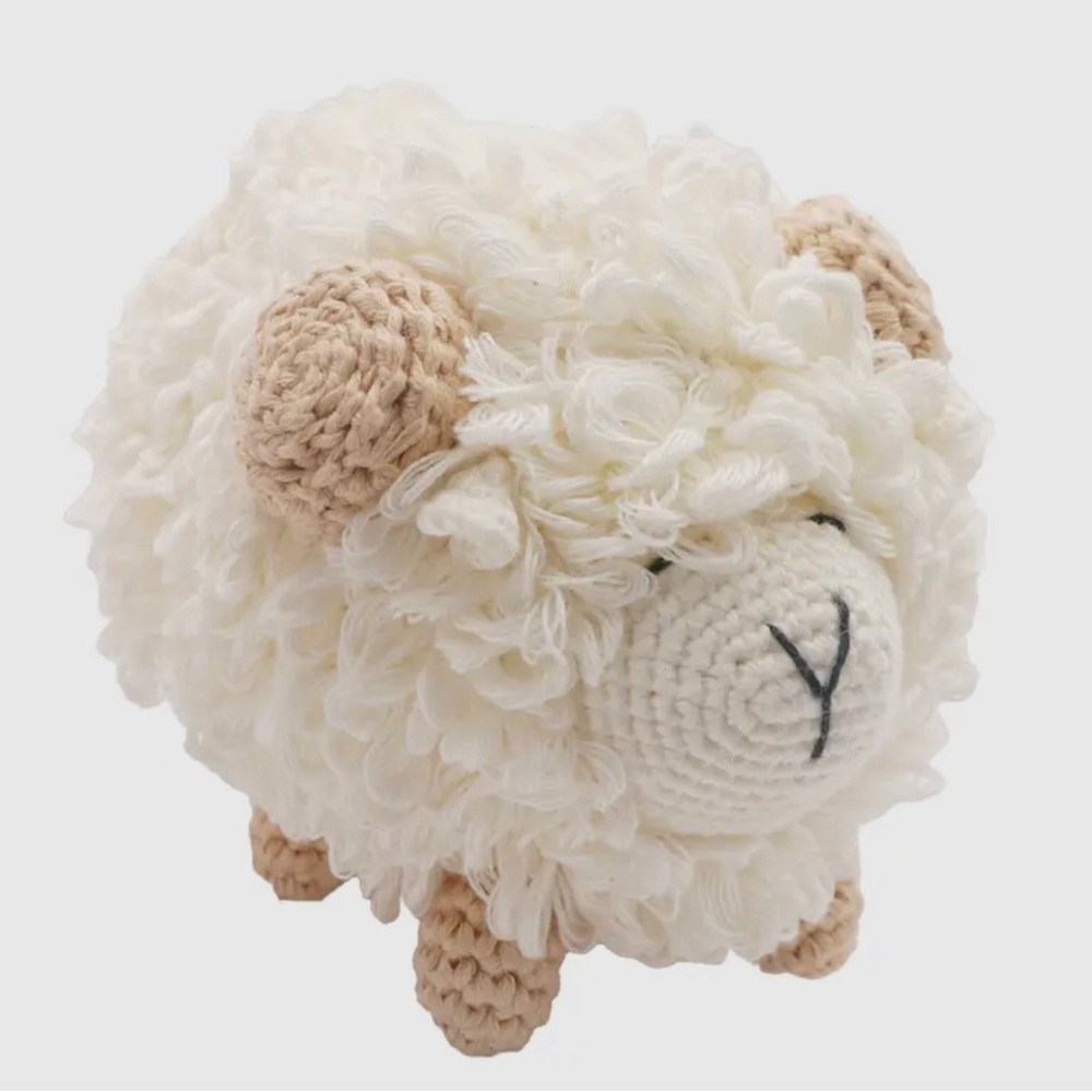 NEW Handmade crochet doll - Mr Shallis the sheep